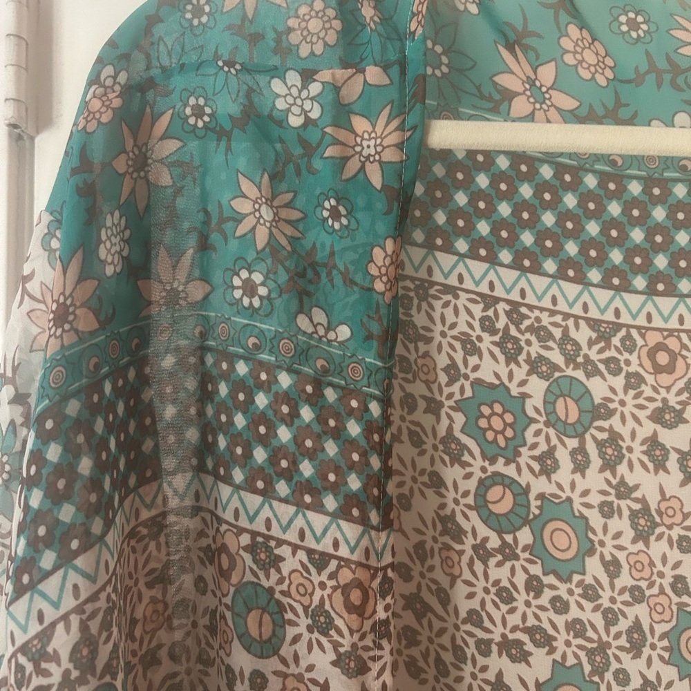 Sheer beach cover up